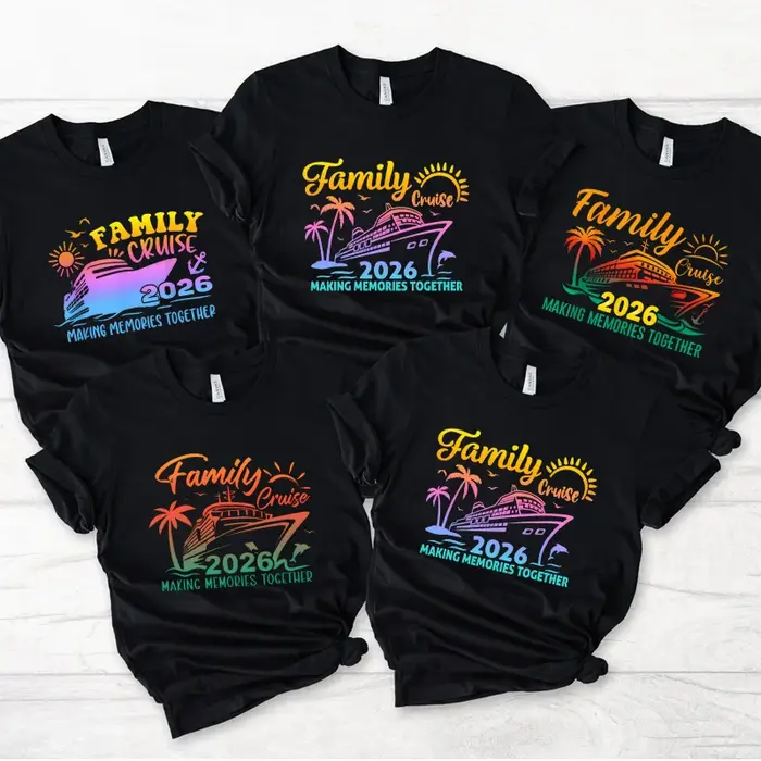 T-shirts assortis pour la famille