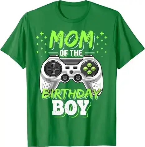 Anniversaire-garçon temps de nivellement jeu vidéo cadeau d'anniversaire T-Shirt papa maman du anniv
