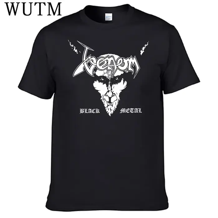 T-shirt Band Venom pour hommes, 100% coton