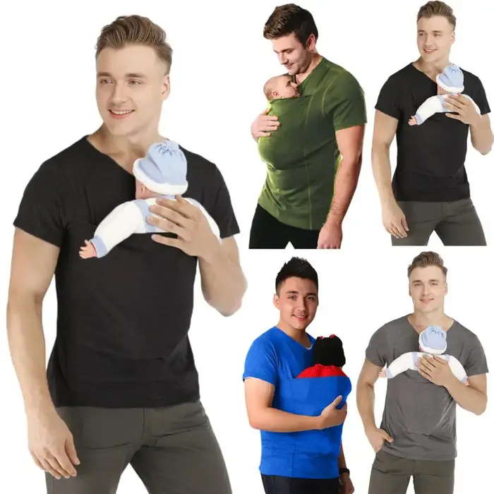 T-shirt de sécurité à poche kangourou pour bébé