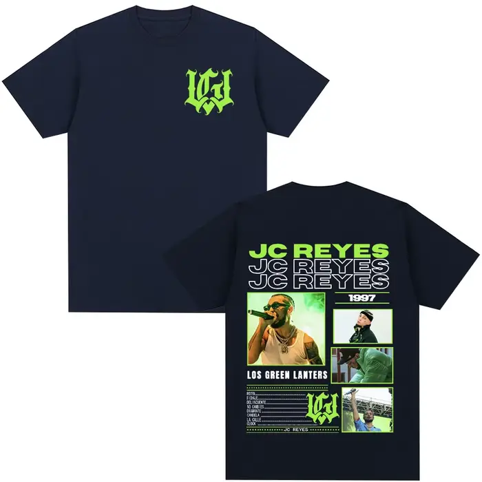 Rappeur Jc Reyes Los Green Lanters T-shirts Hommes Femmes Vêtements Hip Hop Mode