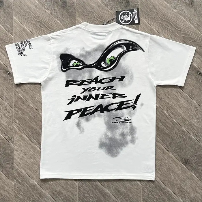 T-shirt à manches courtes avec imprimé graffiti Reach Your Inner Peace de HellStar Studios