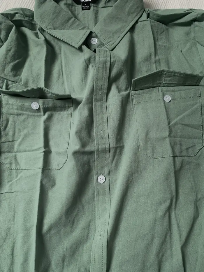 Chemise en coton à manches courtes pour hommes T-shirt