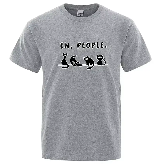 T-shirt pour homme en coton mélangé de haute qualité