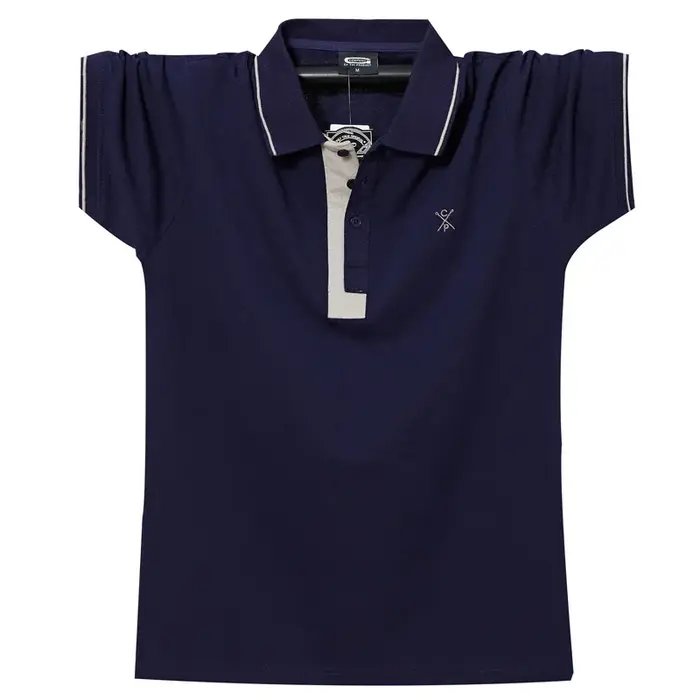 Polo respirant à manches courtes pour hommes, haute qualité, grande taille, été, mode décontractée,
