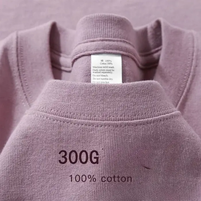 T-shirt Homme Décontracté en Coton Pur Américain 300g, Manches Courtes, Coupe Ample, Idéal pour l'Ét
