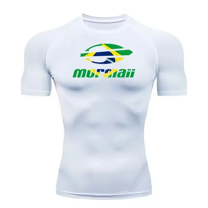 T-shirt Rash Guard pour Homme à Manches Courtes