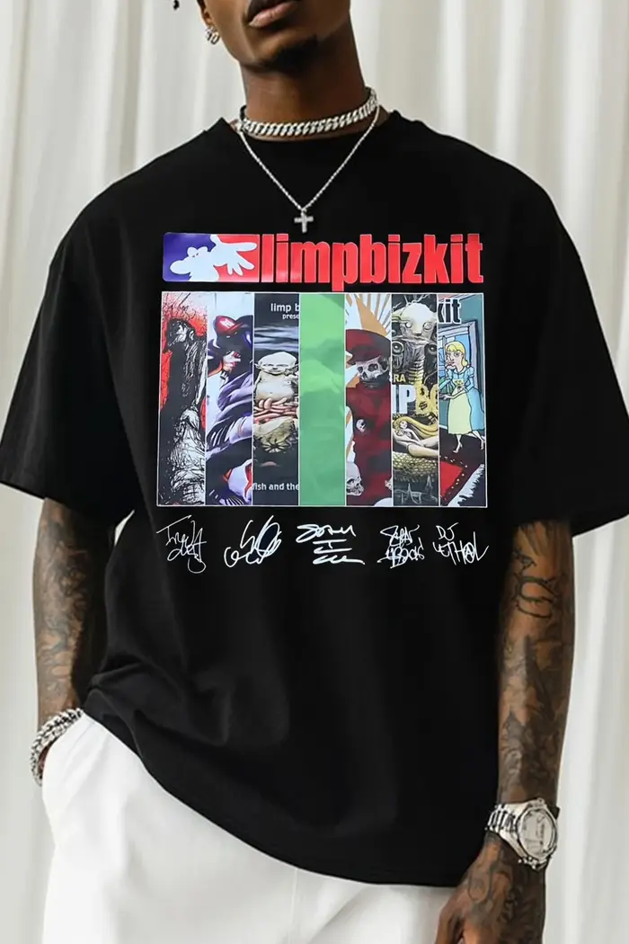 Limp Bizkit Rock Band T-shirt graphique pour hommes et femmes