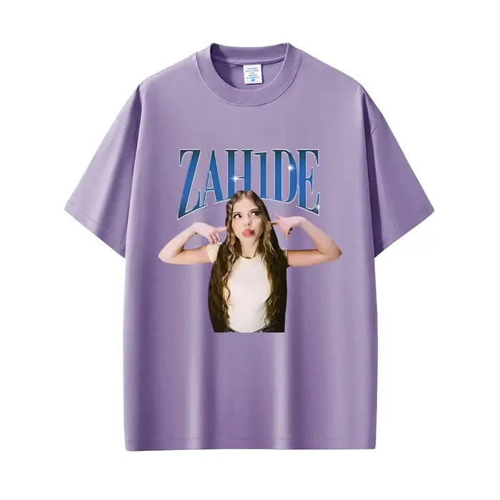 Chanteur Zahide imprimé graphique T-shirts hommes femmes mode décontracté coton à manches courtes