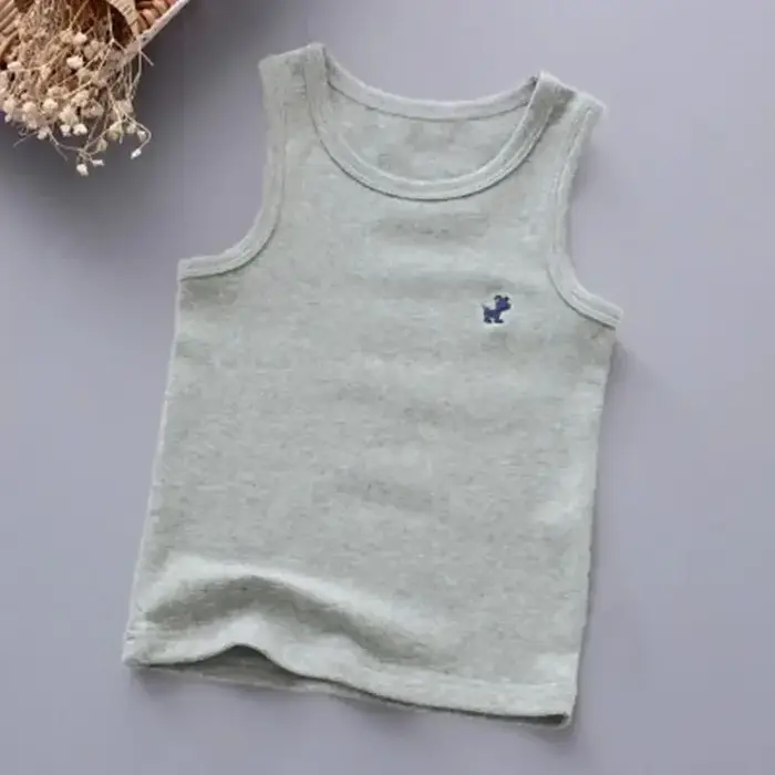 Mode enfants T-shirts pour filles couleur bonbon bébé garçons graphique T-shirt coton gilet hauts