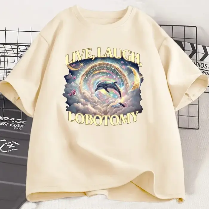 T-shirt Live Laugh Lobotomy pour femmes