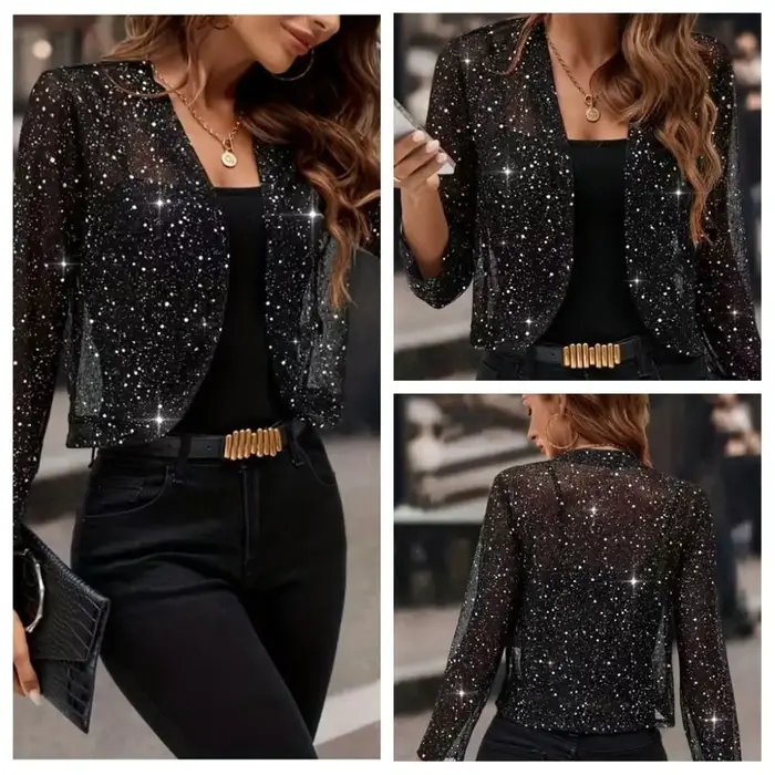 Cardigan pour femme à manches 3/4