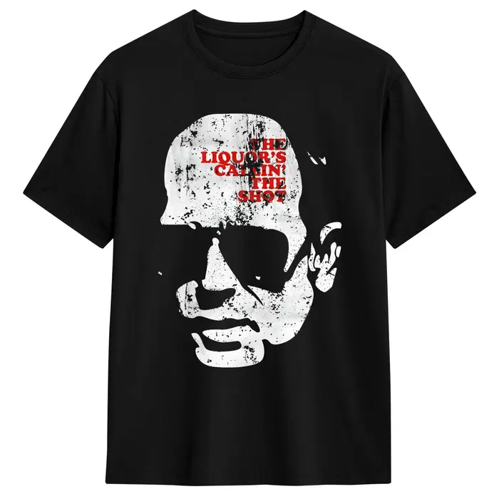 T-shirt pour hommes Mr Lahey The Liquor is Calling the Shot, en coton, décontracté, col rond, manche