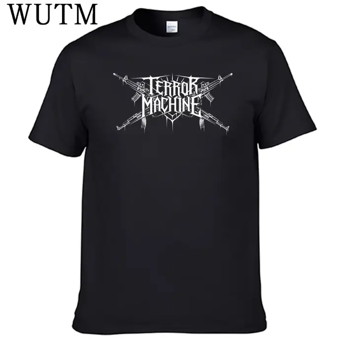 T-shirt Terrormachine pour hommes, 100% coton, nouvelle collection