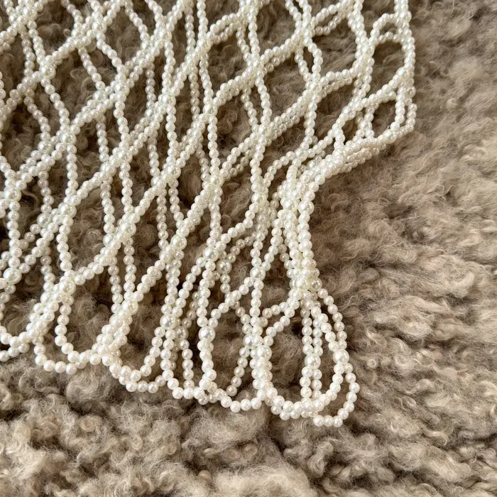 Camisole évidée en perles pour femmes