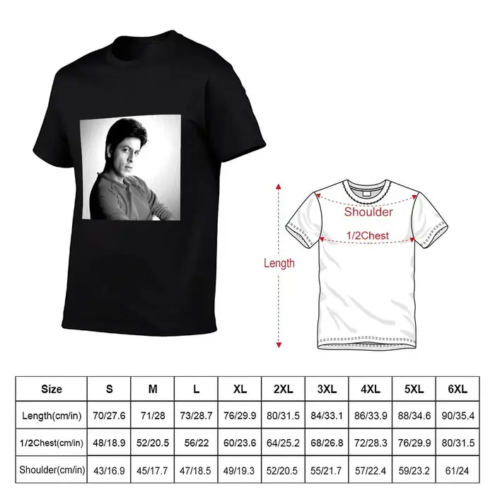 T-shirt Shah Rukh Khan pour homme
