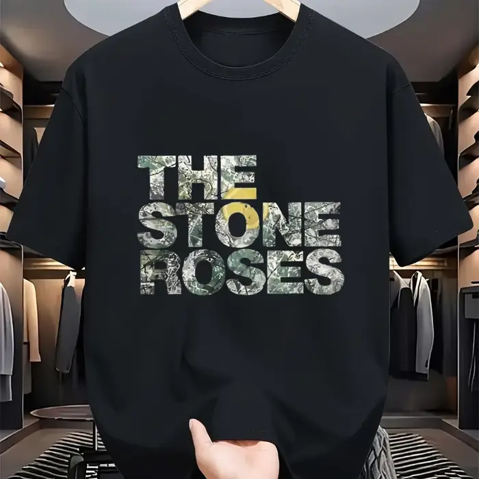 T-shirt avec logo The Stone Roses pour hommes