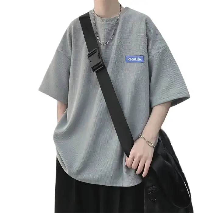 T-shirt en polyester uni pour hommes