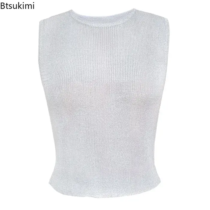Nouveaux débardeurs bandeau en crochet pour femme