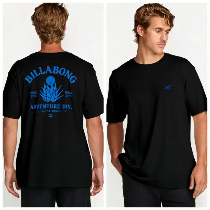 Billabong T-shirt décontracté en pur coton pour homme PRFOSports 2026 – Collection été – Vêtements