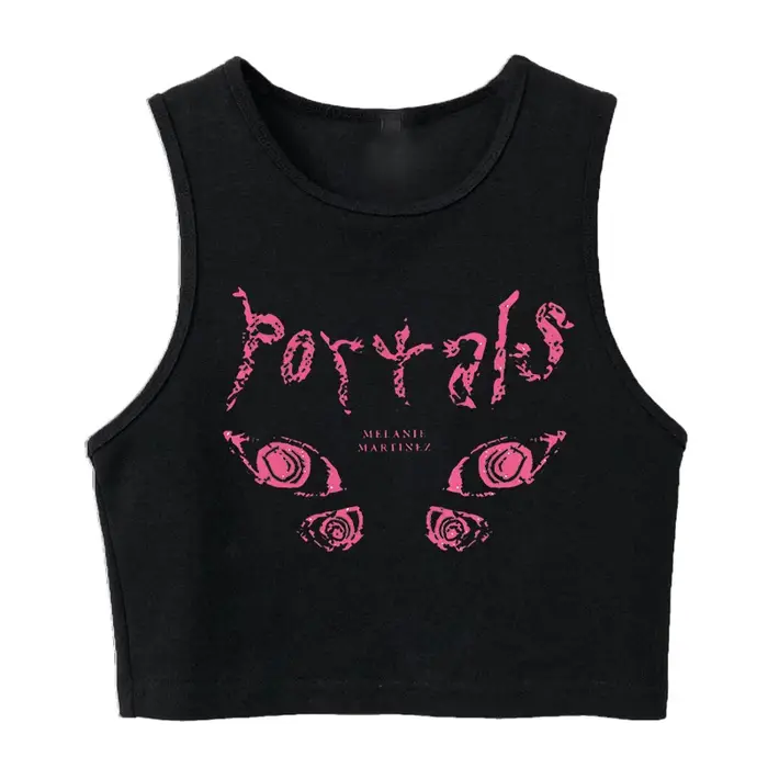 T-shirt court gothique Melanie Martinez pour femme, streetwear, vintage, humoristique, comique