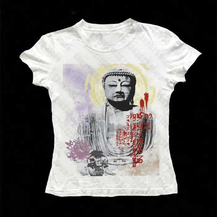 Punk lettre impression T-shirts hauts rue