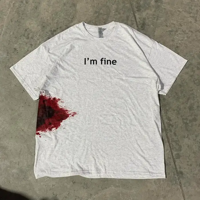 T-shirt blanc humoristique pour hommes