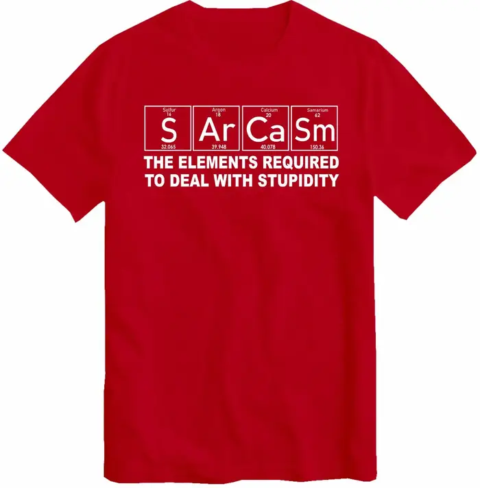 T-shirt décontracté à col rond imprimé lettres pour homme 2026 – Cadeau pour passionné de chimie – 100 % coton respirant à manches courtes