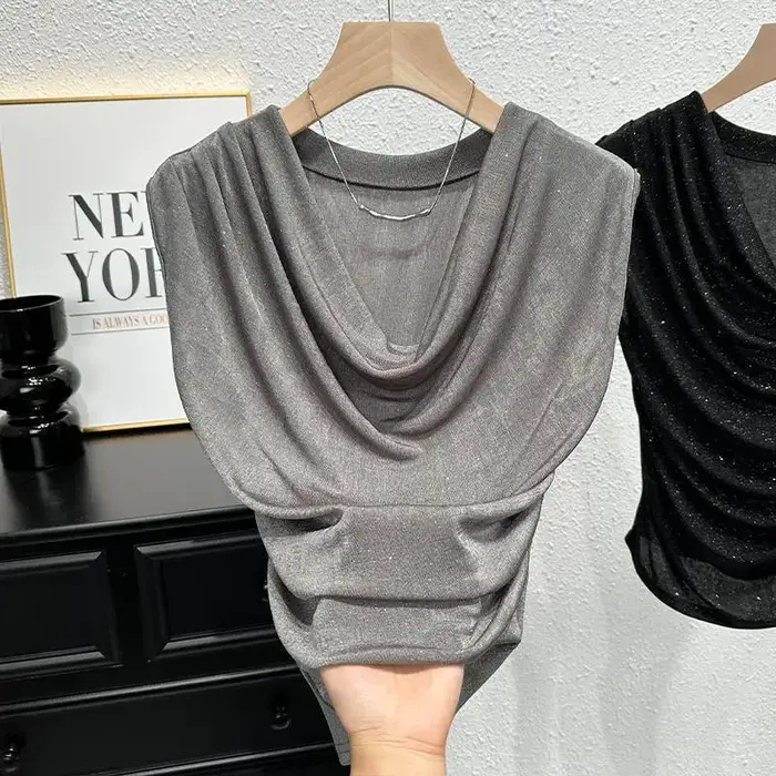 T-shirt en fibre fine pour femme