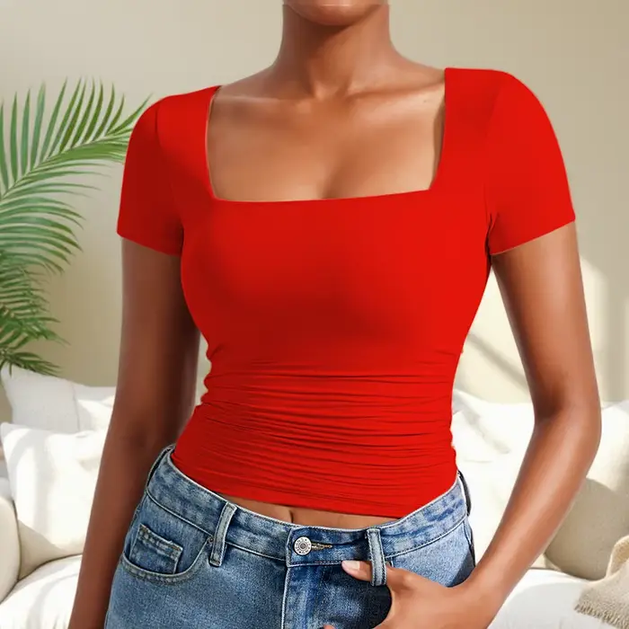 T-shirt à manches courtes pour femme
