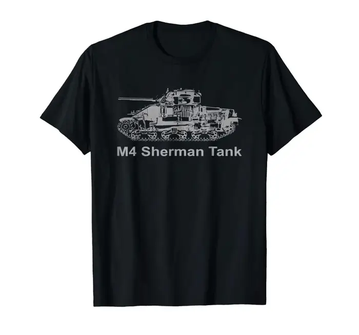 M4 Sherman réservoir T-Shirt cadeau été