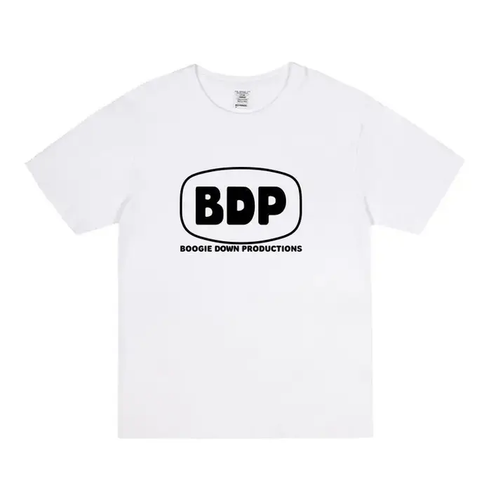T-shirt à imprimé lettres de la marque BDP pour hommes et femmes