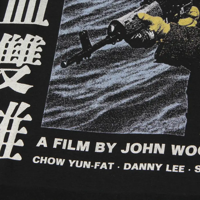 Le tueur T-Shirt sangshed de deux héros John Woo Yun Fat Chow HK film un meilleur demain balle dans la tête chemise pour hommes