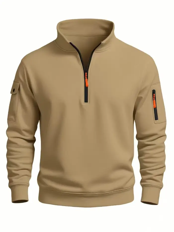 Sweat-shirt pour homme, automne-hiver 2025, nouveau modèle décontracté, sportif, à manches longues,