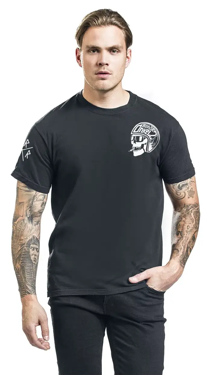 Allemand Heavy Metal Böhse Onkelz T-shirt Hommes Femmes Surdimensionné Y2k Rue Décontracté Coton Harajuku Haute Qualité Fmela Vêtements Mâle