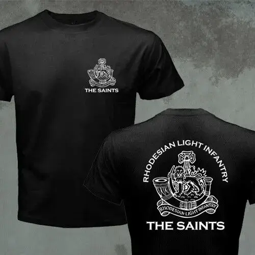 RLI Commando Rhodesian-T-shirt à Manches Courtes en 100% Coton, Vêtement observateur et Décontracté,