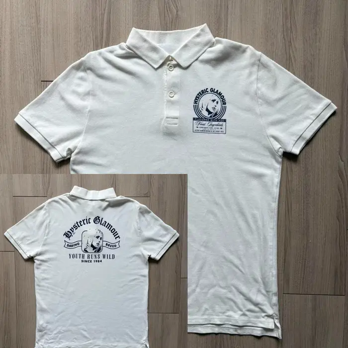 Polo imprimé Hysteric Glamour Y2K