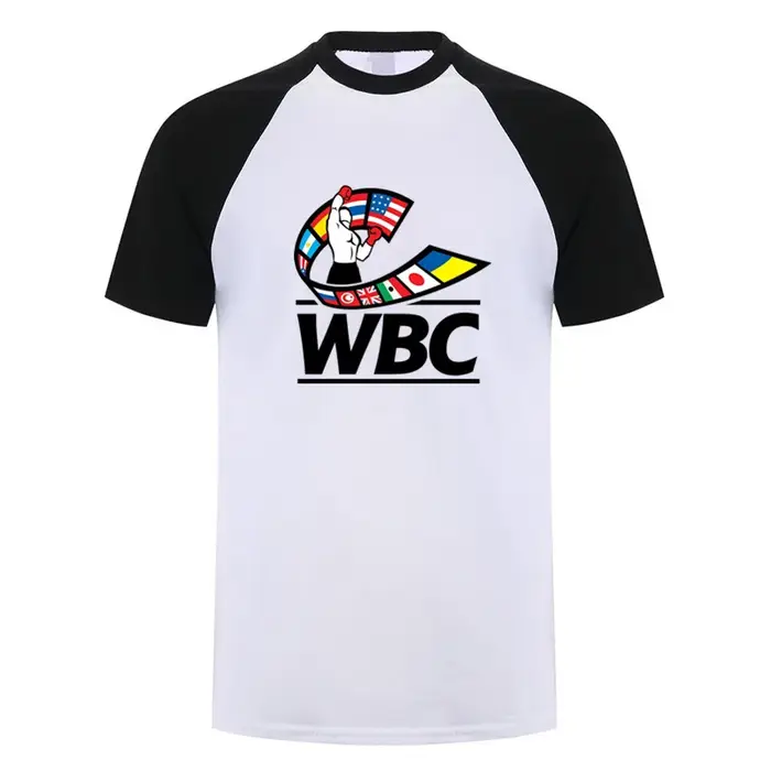 WBC boxe t-shirt été hommes coton à manches courtes T-shirts homme hauts