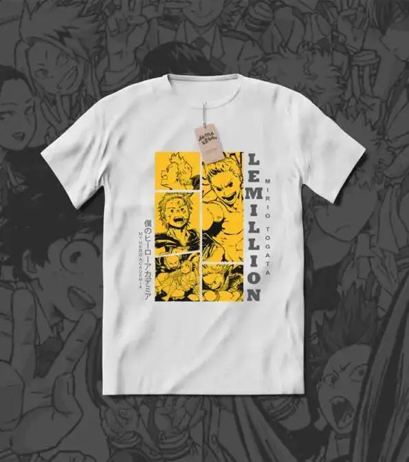 POLO ANIME HERO ACADEMIA – Chemise en coton LEMILLION