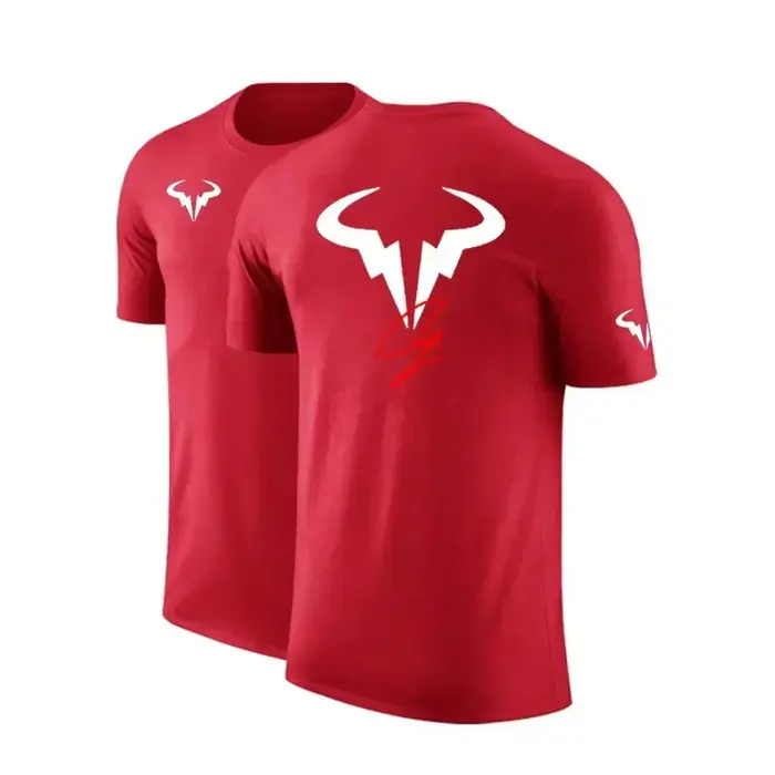 T-shirt de Tennis à manches courtes pour hommes, imprimé de haute qualité, couleur unie, décontracté
