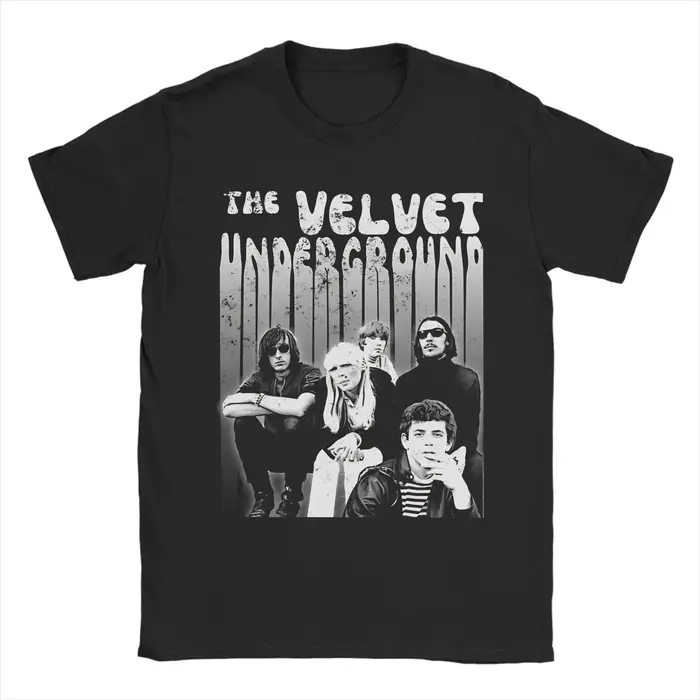 The Velvet Underground Andy Warhol Nico T-Shirt For Men Women Cotton Clothes Priting Round Neck Short Sleeve
