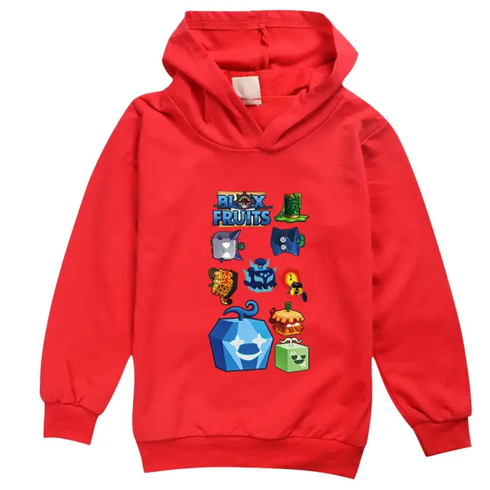Sweat à capuche imprimé fruits Blox pour enfants