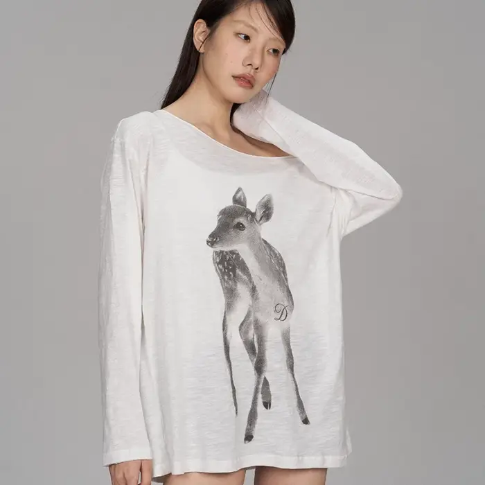 Protection solaire dessin animé impression T-shirt femmes Y2k esthétique col incliné décontracté