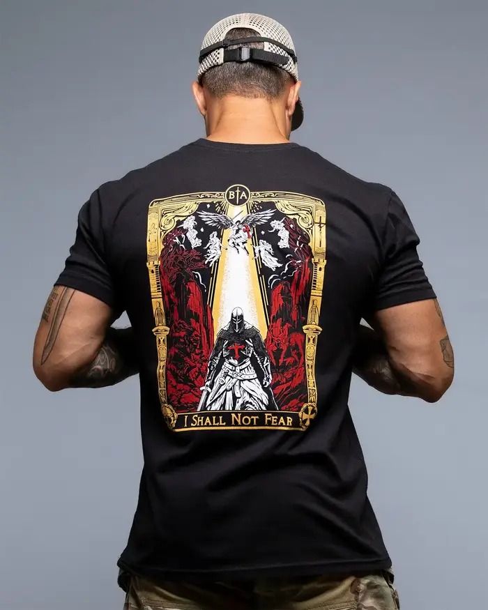 T-shirt No Fear 2026 – Marchez sans peur, soyez fort – Idéal pour le sport, en pur coton