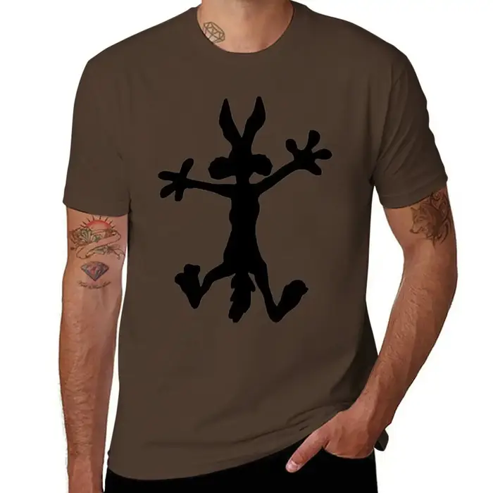 T-shirt sublime avec trou de coyote pour hommes