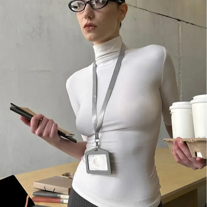 Col roulé demi manches t-shirts femme vêtements bases décontracté été hauts blanc noir