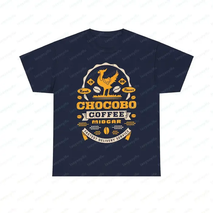 T-shirt imprimé graphique Chocobo du jeu vidéo Final Fantasy