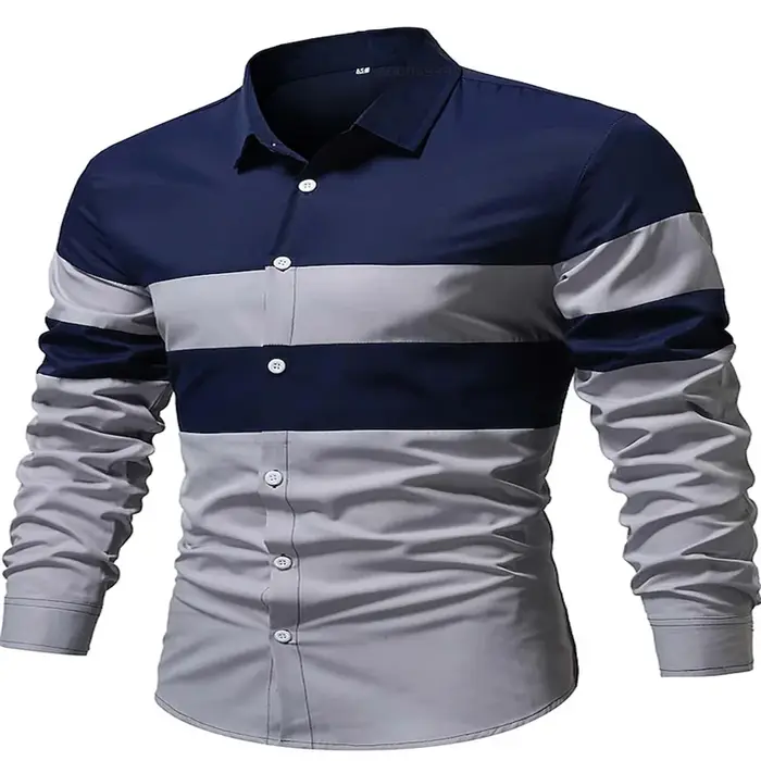 Chemise d'été à boutons pour hommes