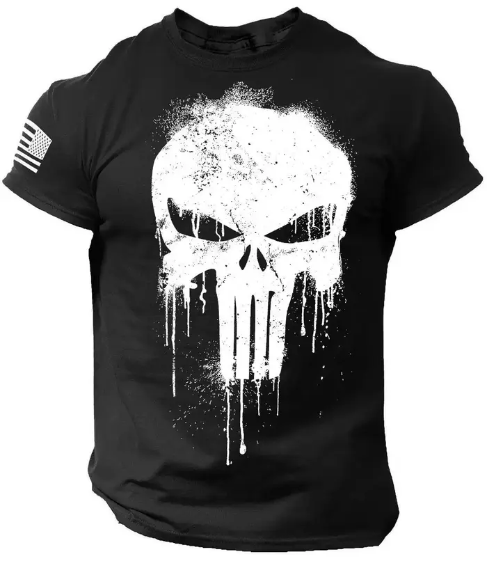 T-shirt pour homme, imprimé 3D