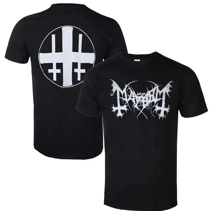 Mayhem graphique coton t-shirt unisexe hommes femmes été à manches courtes hauts à la mode décontracté Vintage marque rétro t-shirts Streetwear